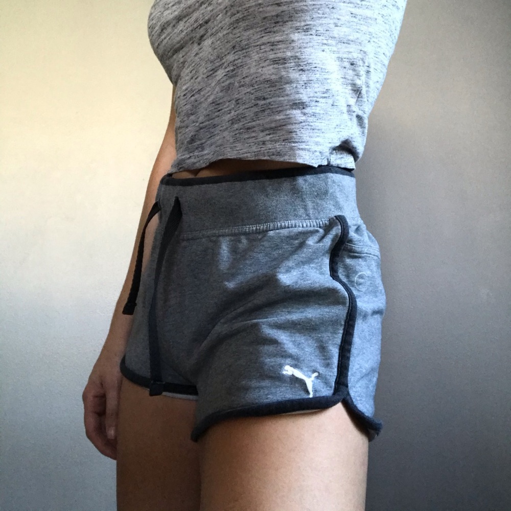 Puma Gray Lounge Gym Shorts